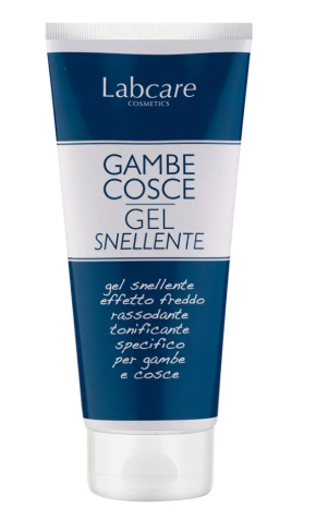 Labcare Gel Snellente Effetto Freddo - Labcare Cosmetics - 150 ml - Gel tonificante e drenante per gambe e cosce, con effetto freddo immediato
